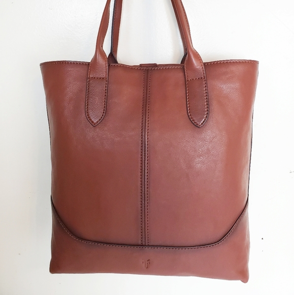 Frye Leather Ring Cognac Tote - Picture 7 of 8